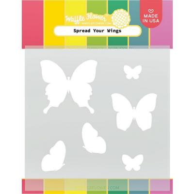 Waffle Flower Stencil - Spread Your Wings Matching